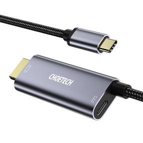 USB タイプ C - HDMI ケーブル 100W 電力供給充電ポート 1.8m XCH-M180