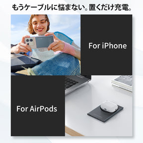 超薄型マグネット式モバイルバッテリー ワイヤレス MagSafe 容量2000mAh B708