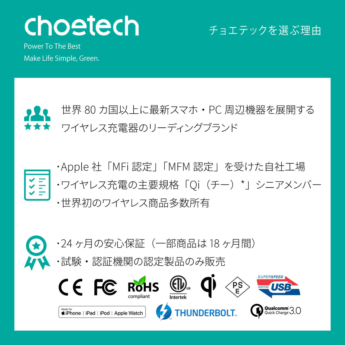 MagSafe ワイヤレス充電器 iPhone 12/13シリーズ対応 T517-F